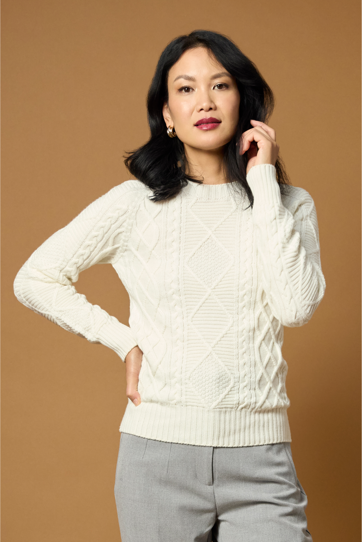 Aspen patterned sweater