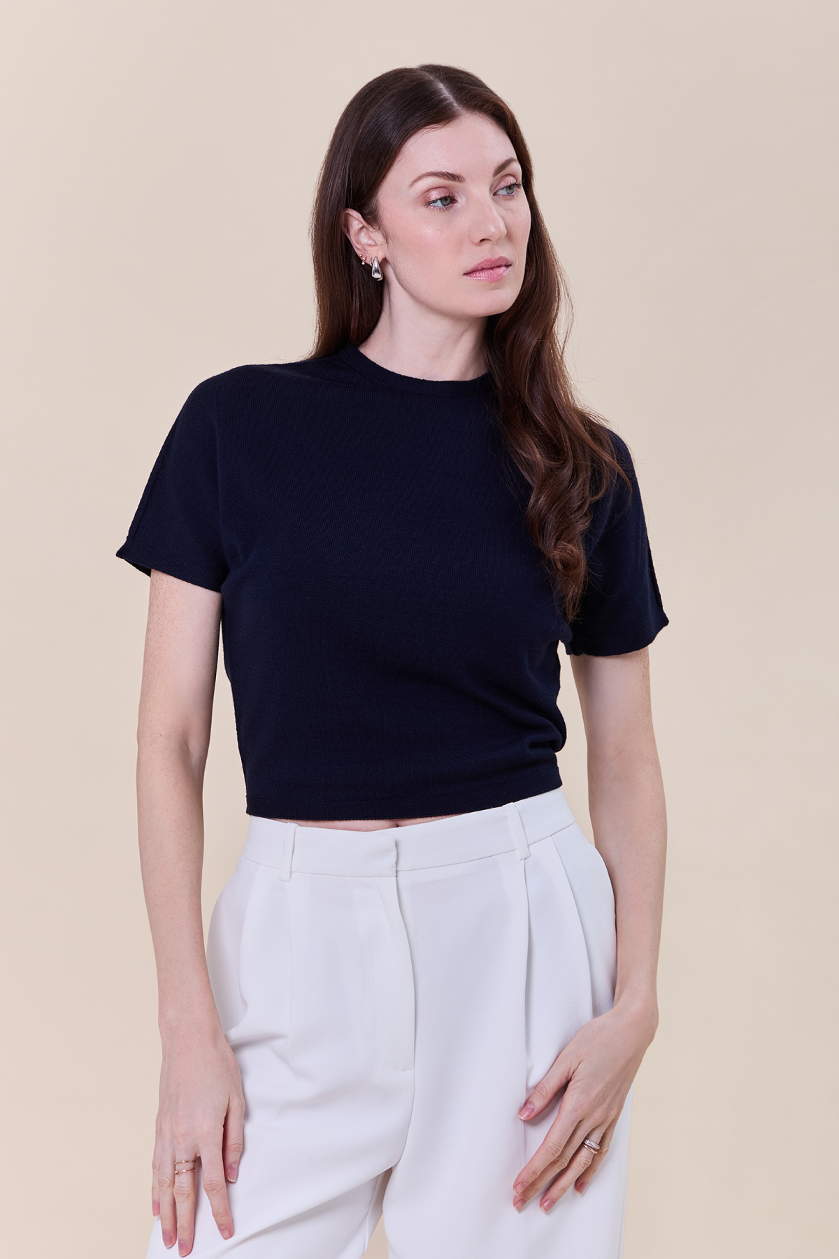 Gemma office crop top