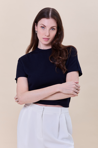 Gemma office crop top