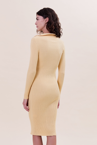 Helena rib polo dress