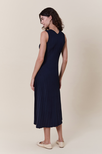Isla A-line ribbed dress